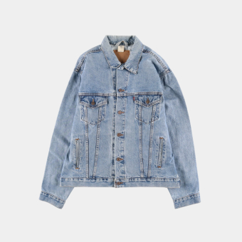 古着通販】ヴィンテージ 80s レザージャケット ブラウン 羊革 木村拓哉